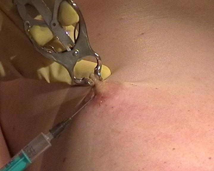 nipple clamps lips injections needles pain painhorny
